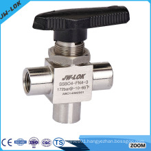 High performance Instrument angle pattern ball valve